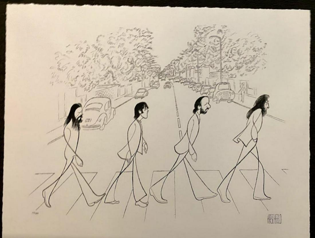 Al Hirschfeld Original lithograph on paper: Artist: Al Hirschfeld. Medium: Original lithograph on paper. Title: . Signature: Plate Signed . Size: 22x18". Certificate of authenticity: From Publisher . Additional: Edition: 300. Reference# 30201.