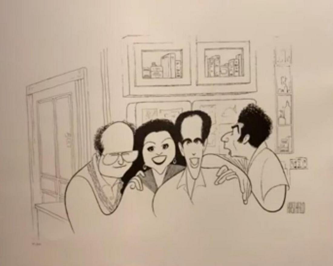 Al Hirschfeld Original lithograph on paper: Artist: Al Hirschfeld. Medium: Original lithograph on paper. Title: . Signature: Plate Signed . Size: 22x18". Certificate of authenticity: From Publisher . Additional: Edition: 300. Reference# 30210.