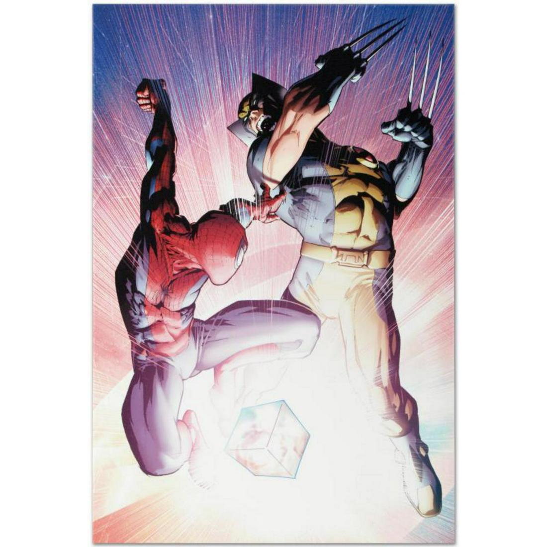 Marvel Comics "Astonishing Spider-Man & Wolverine #3": A piece of comic book history, this limited edition, from original art by Adam Kubert, depicts Spider-Man and Wolverine in action. Adam Kubert began his professional comics career at age 12 as a lette