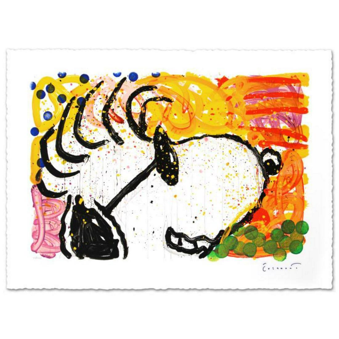 Tom Everhart- Hand Pulled Original Lithograph "Pop: Artist: Tom Everhart. Medium: Hand Pulled Original Lithograph. Title: Pop Star. Size (Unframed): 23.5" x 31.5". Certificate of Authenticity: Is included. Additional: Tom Everhart is the only artist wi