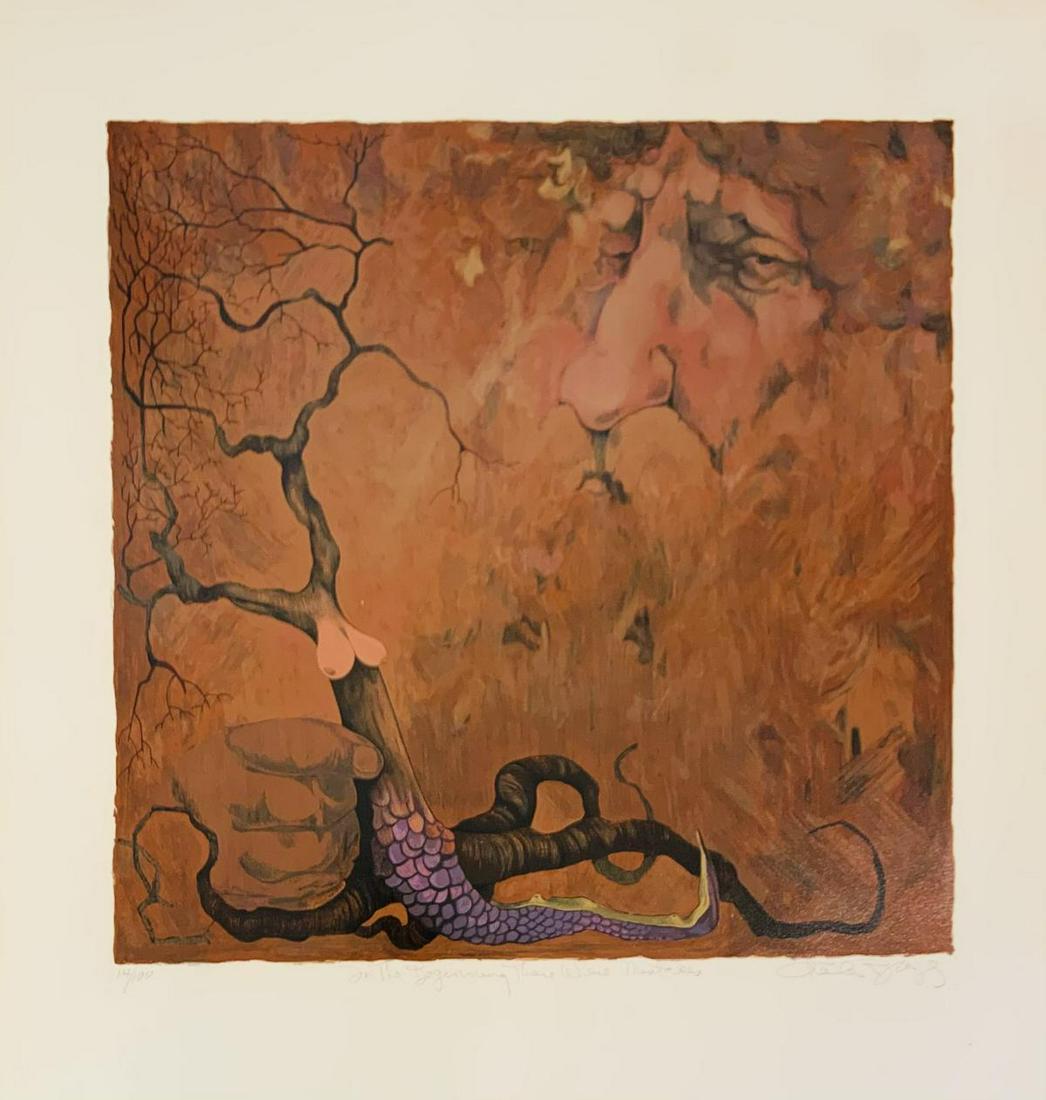 Charles Bragg Serigraph on paper: Artist: Charles Bragg. Medium: Serigraph on paper. Title: . Signature: Hand signed and numbered. Size: 30x30". Reference# 30351.