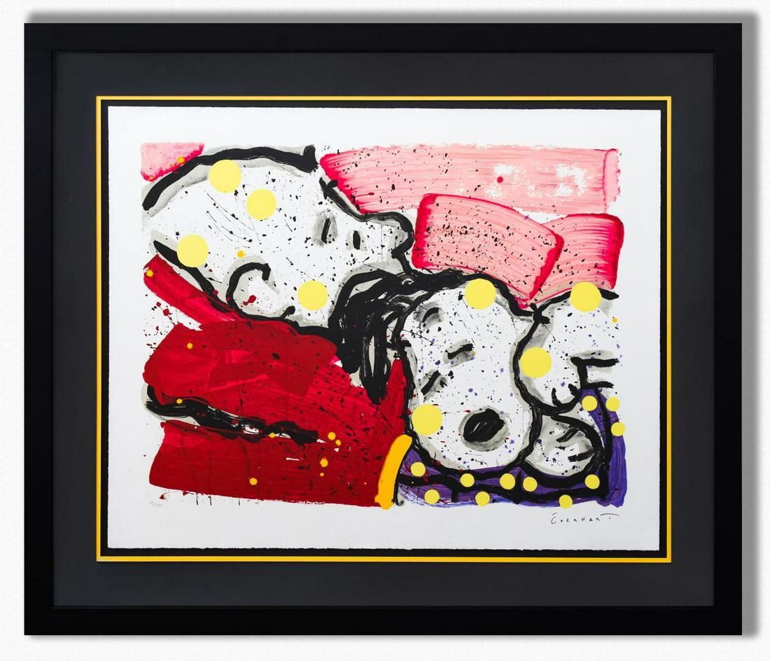Tom Everhart- Hand Pulled Original Lithograph "Mello: Artist: Tom Everhart. Medium: Hand Pulled Original Lithograph. Title: Mello Jello. Size (Unframed): 28" x 34". Size (Framed): 38" x 44.5". Limited Edition: Hand Signed and Numbered. Certificate of Aut