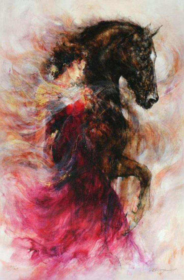 Gary Benfield "Midnight Star" Giclee on Canvas: Artist: Gary Benfield. Medium: Giclee on Canvas. Title: Midnight Star. Size: 32.5 x 21.75. Signed and numbered by the artist.