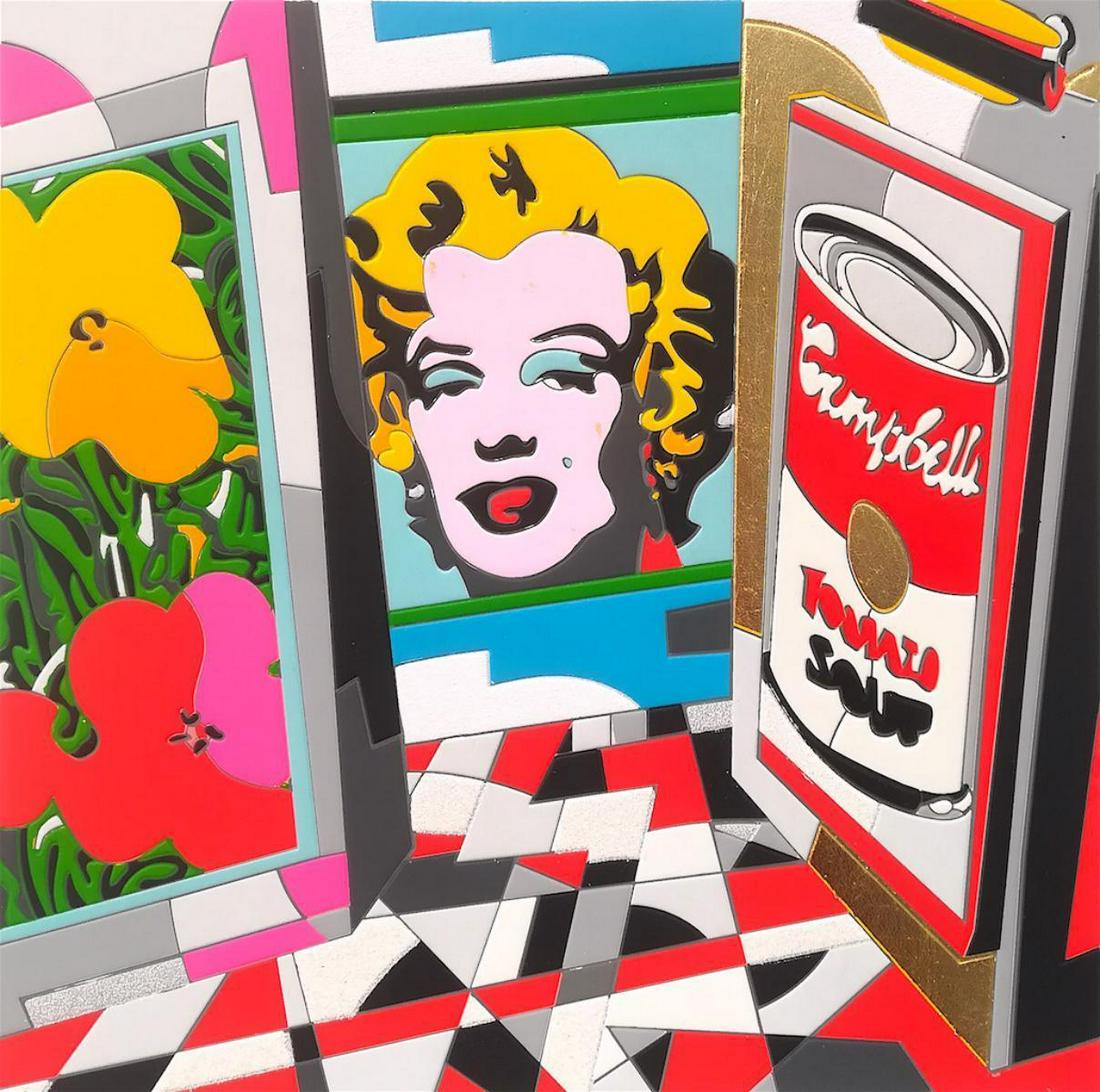 Ugo Nespolo "SAME OL'SOUP" Original Serigraph: Artist: Ugo Nespolo. Medium: Original Serigraph. Title: SAME OL'SOUP. Size: 35x35cm. Hand Signed and Numbered. Ugo Nespolo (born 29 August 1941 in Mosso, Biella) is an Italian painter and sculptor, pa