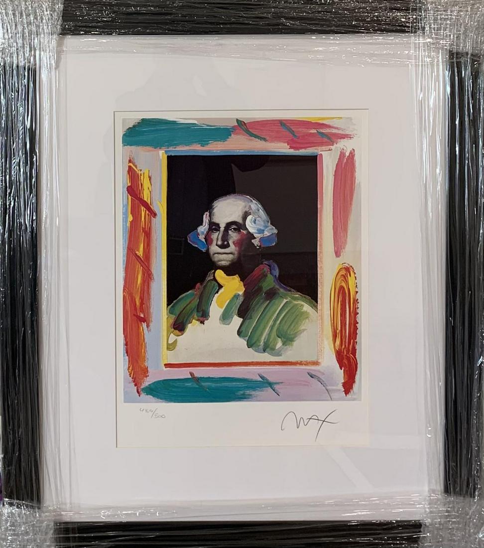 Peter Max Lithograph on paper "From the American: Artist: Peter Max. Medium: Lithograph on paper . Title: From the American Series Classics Suite. Signature: Hand signed and numbered. Size: 18x14". Certificate of authenticity: Is included. Reference#