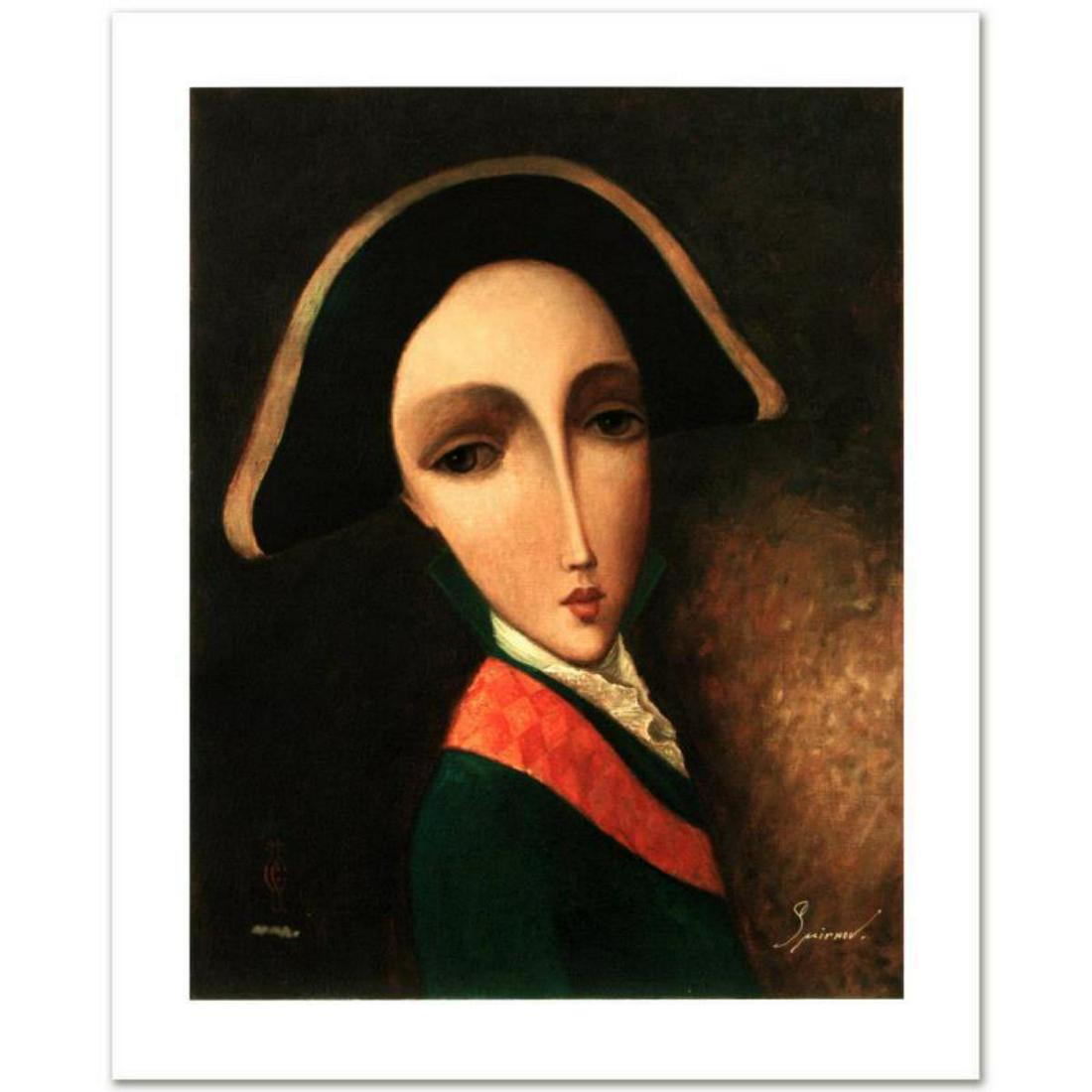 Sergey Smirnov (1953-2006), "Peter The Great: The Young: Combining time-honored religious icon painting with western style portraiture, the hauntingly beautiful art of Sergey Smirnov (1953-2006) is inspired by the 'Parsuna' art movement. "Peter The Great: T