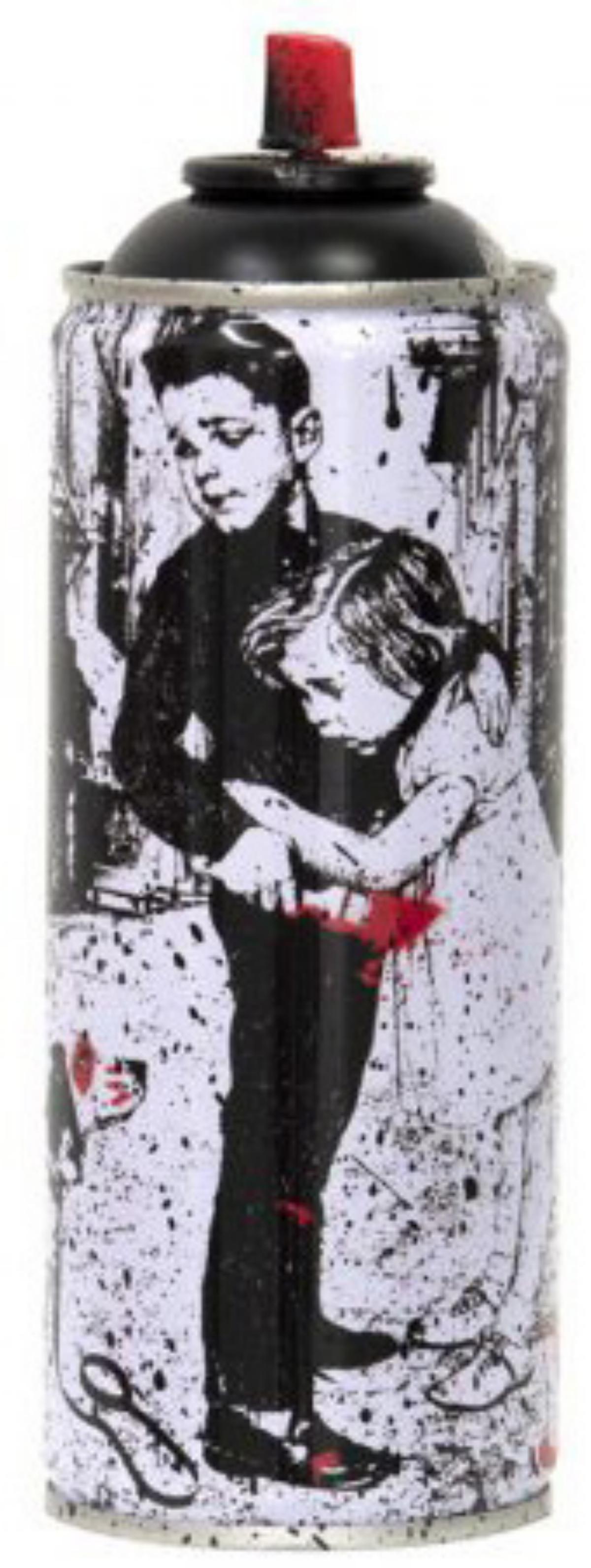 Mr. Brainwash- SPRAY CAN "PUP ART, 2020": Artist: Mr. Brainwash. Medium: SPRAY CAN. Title: PUP ART, 2020. Size (Unframed): 7.5" x 2.5". Limited Edition: Edition of 150. Additional: Cans Include Case. Reference# 14427.