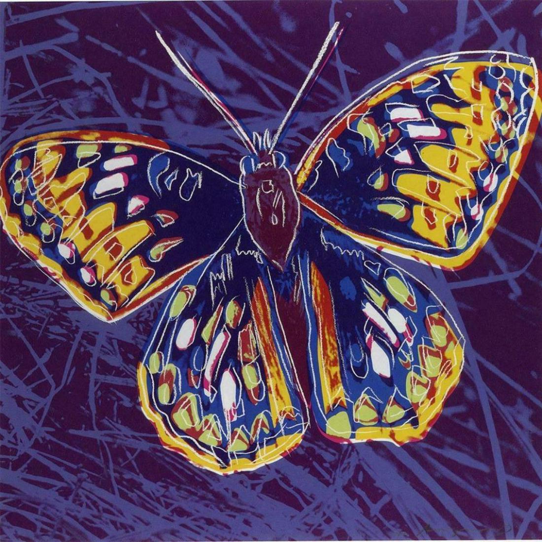 Andy Warhol- Screenprint in colors "San Francisco: Artist: Andy Warhol. Medium: Screenprint in colors. Title: San Francisco Silverspot. Size (Unframed): 38" x 38". Additional: Unsigned proof (outside the edition). Printer: Rupert Jasen Smith, New York