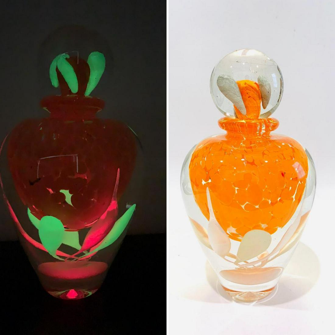 Jean-Claude Novaro Hand Blown One-of-a-kind Glass: Artist: Jean-Claude Novaro. Medium: Hand Blown One-of-a-kind Glass Sculpture Glow in the Dark. Title: . Signature: Signed. Size: 10x6x6". Certificate of authenticity: Is included. Reference# 30598.