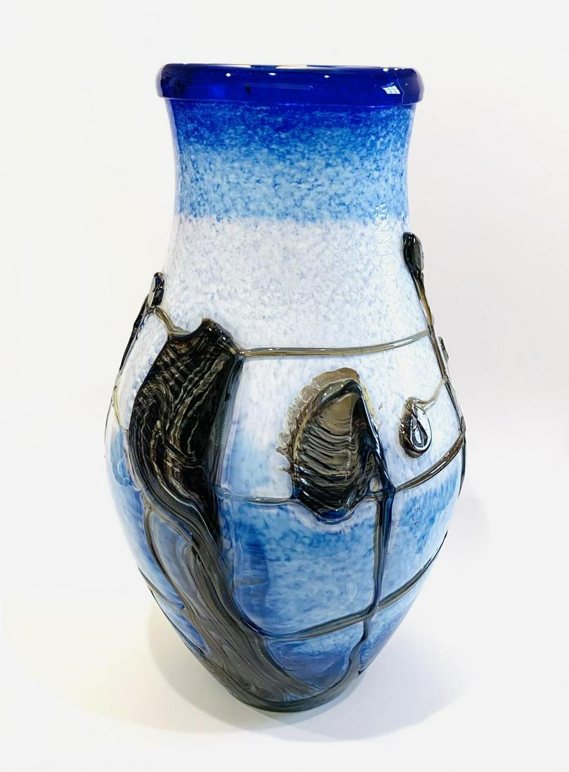 Jean-Claude Novaro Hand Blown One-of-a-kind Glass: Artist: Jean-Claude Novaro. Medium: Hand Blown One-of-a-kind Glass Sculpture. Title: . Signature: Signed. Size: 10x16x8". Certificate of authenticity: Is included. Reference# 30601.