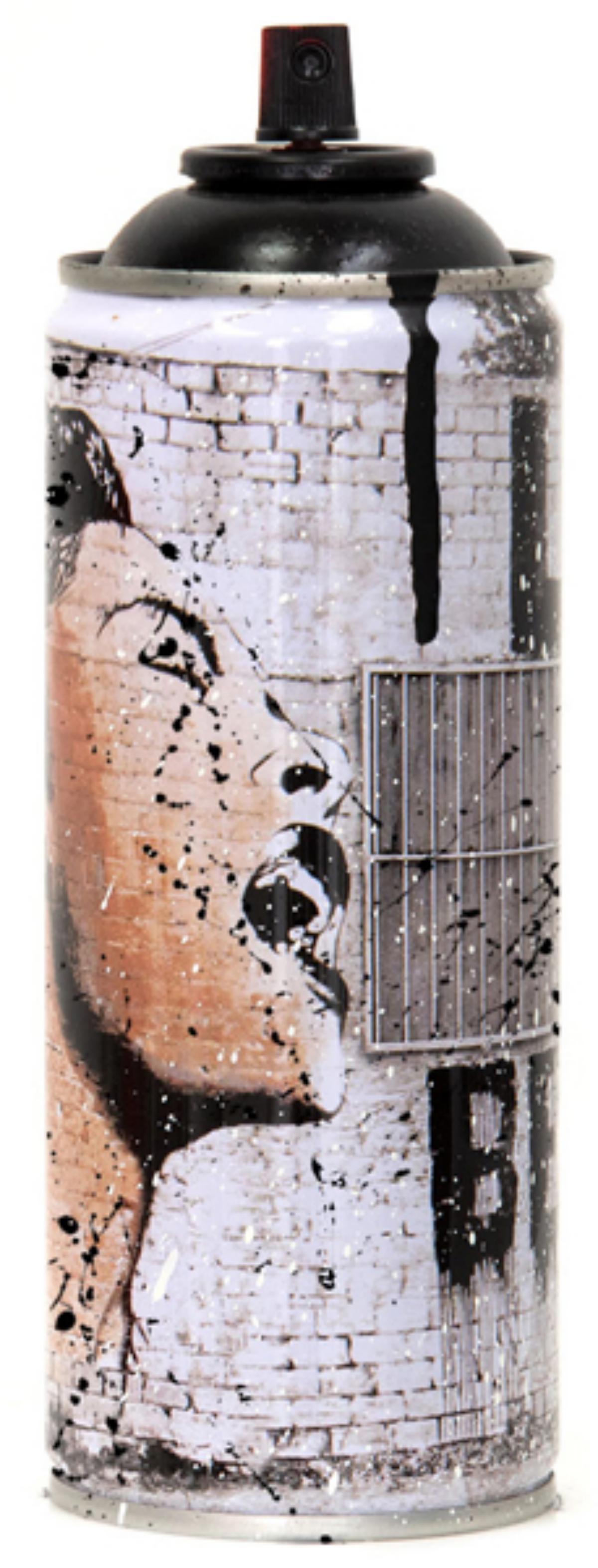Mr. Brainwash- SPRAY CAN "BILLIE IS BEAUTIFUL, 2020": Artist: Mr. Brainwash. Medium: SPRAY CAN. Title: BILLIE IS BEAUTIFUL, 2020. Size (Unframed): 7.5" x 2.5". Limited Edition: Edition of 150. Additional: Cans Include Case. Reference# 14477.