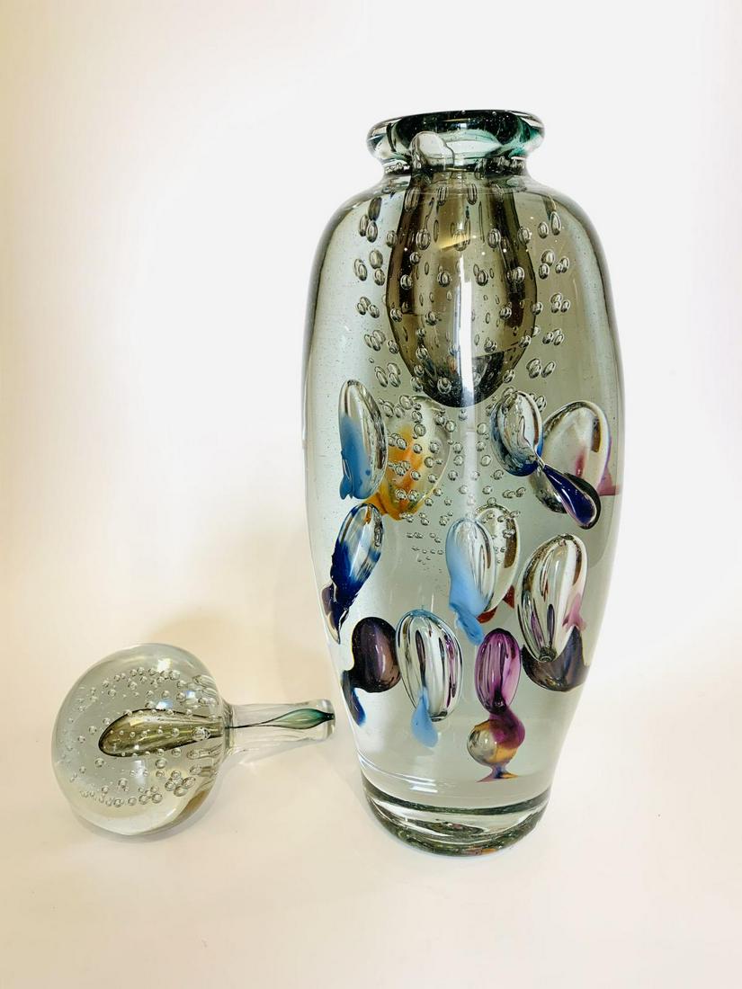 Jean-Claude Novaro Hand blown one of a kind glass: Artist: Jean-Claude Novaro. Medium: Hand blown one of a kind glass sculpture . Title: . Signature: Hand signed . Size: 15". Reference# 30759.