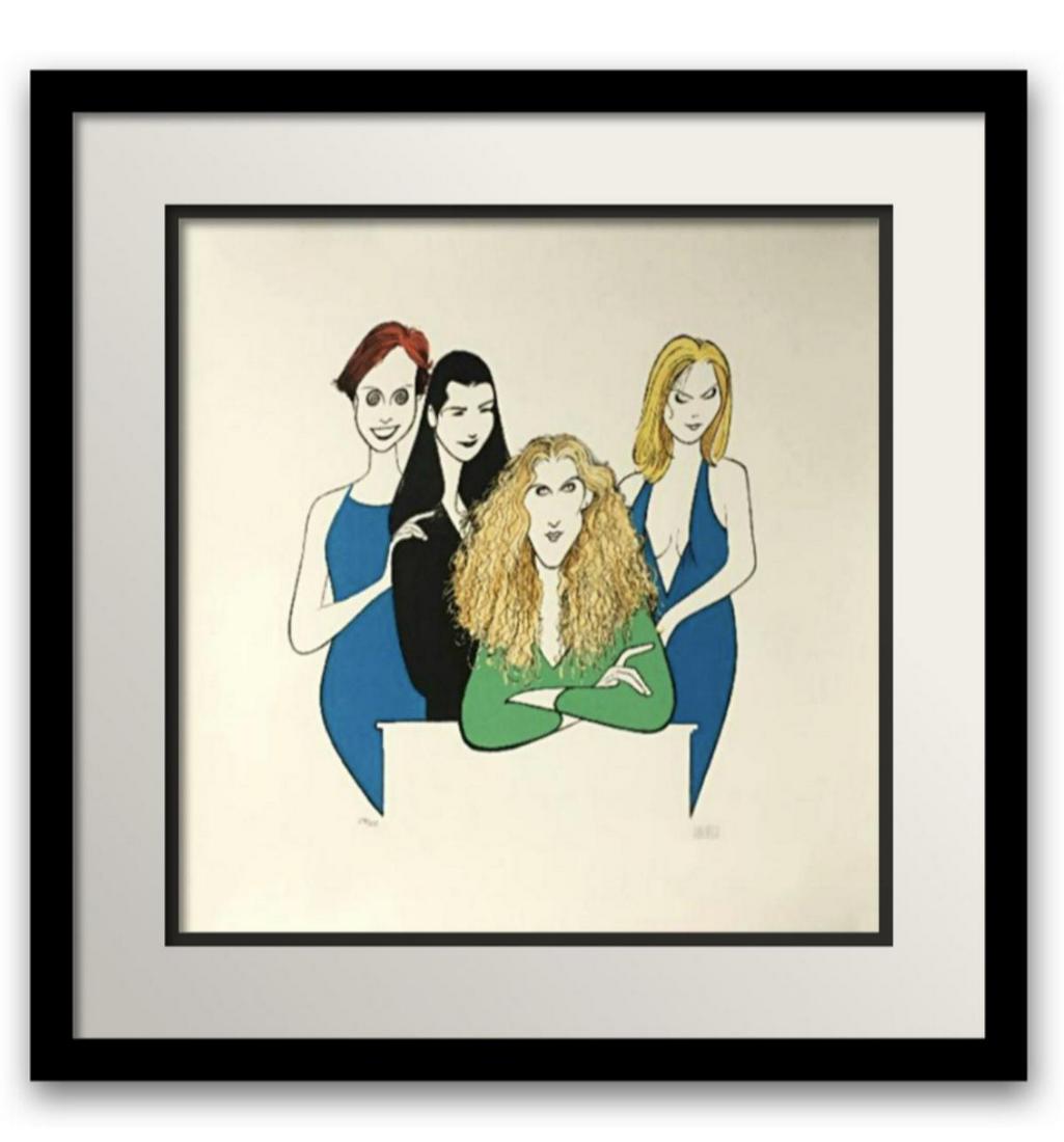 AL HIRSCHFELD Lithograph on Paper "SEX IN THE CITY": Artist: AL HIRSCHFELD. Medium: Lithograph on Paper. Title: SEX IN THE CITY. Signature: Hand Signed and Numbered. Size: 20"x 20". Frame Size: 30x30". Reference# 30259.