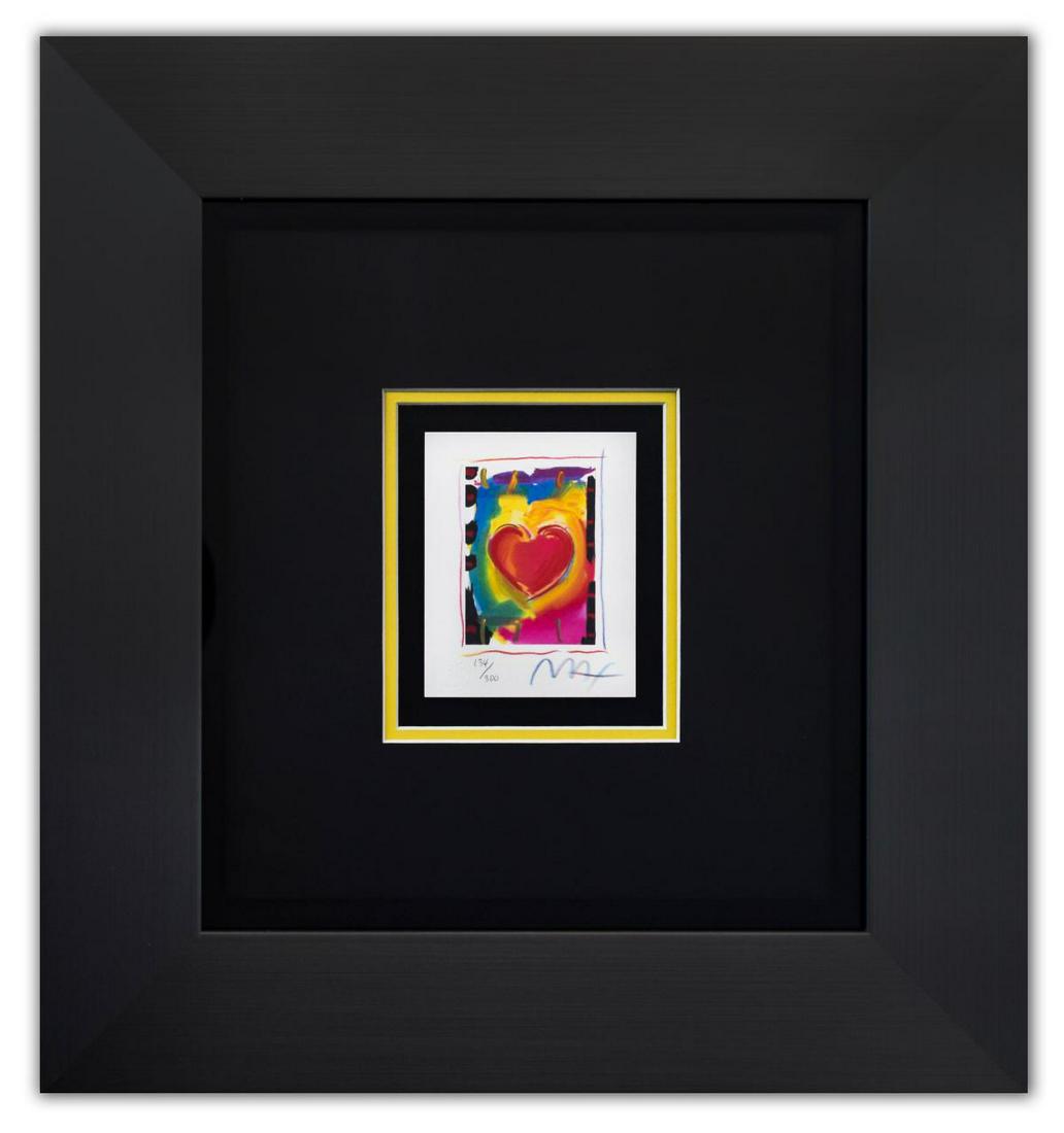 Peter Max- Original Lithograph "Heart Series I" (1 of 2)