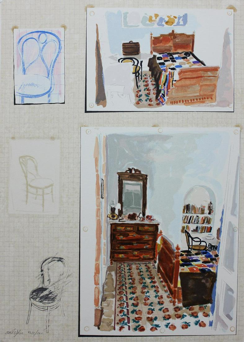 Arie Azene- Lithograph (1 of 2)