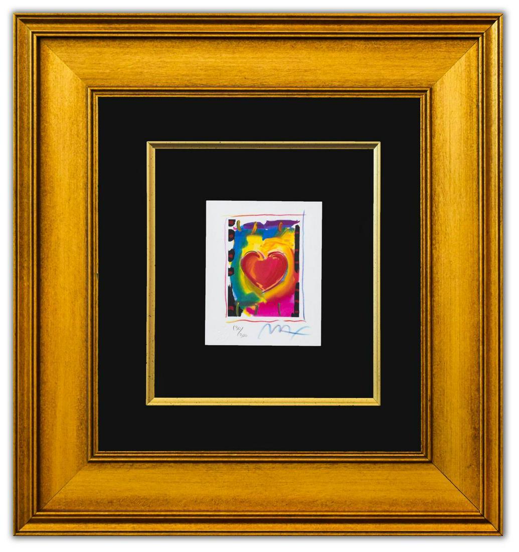 Peter Max- Original Lithograph "Heart Series I" (1 of 2)
