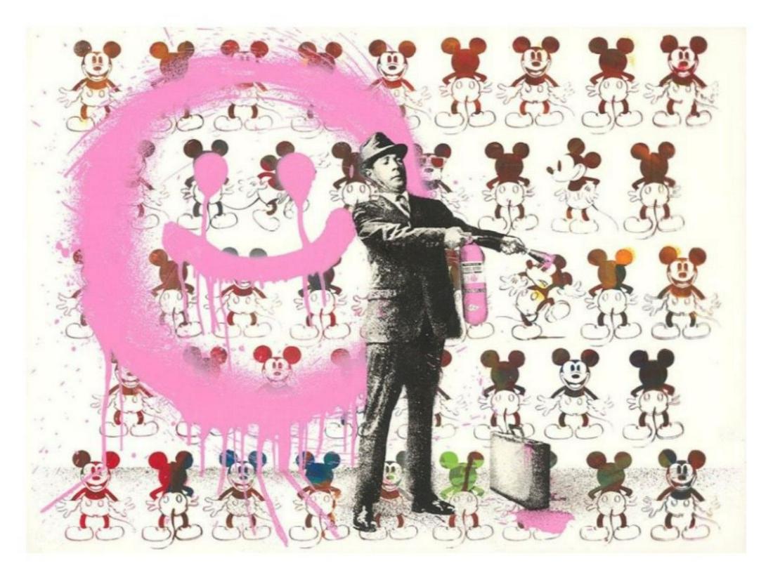 Mr. Brainwash Original Silkscreen and Mixed Media on (1 of 2)