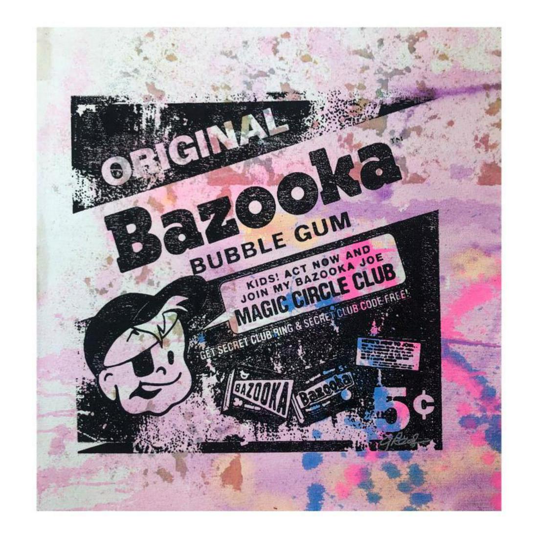 Gail Rodgers, "Bazooka Joe" Hand Signed Original Hand (1 of 2)