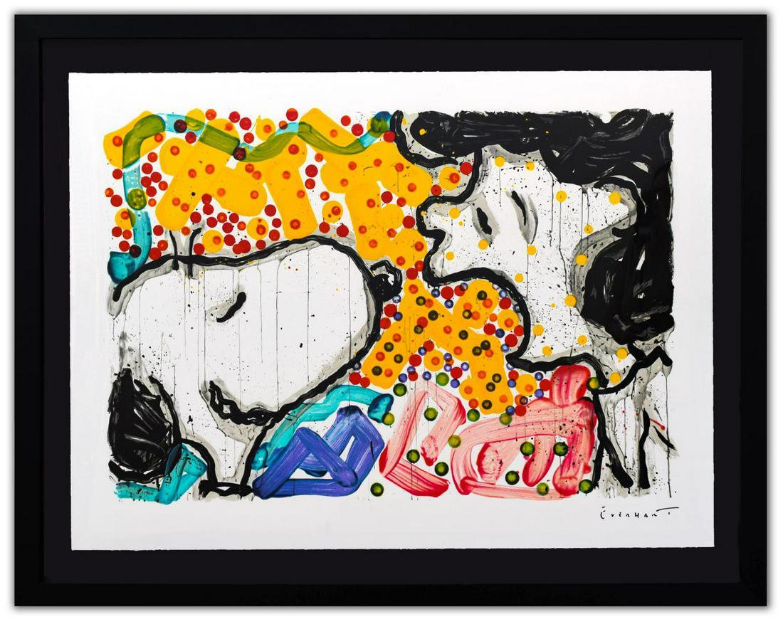 Tom Everhart- Hand Pulled Original Lithograph "Drama (1 of 3)