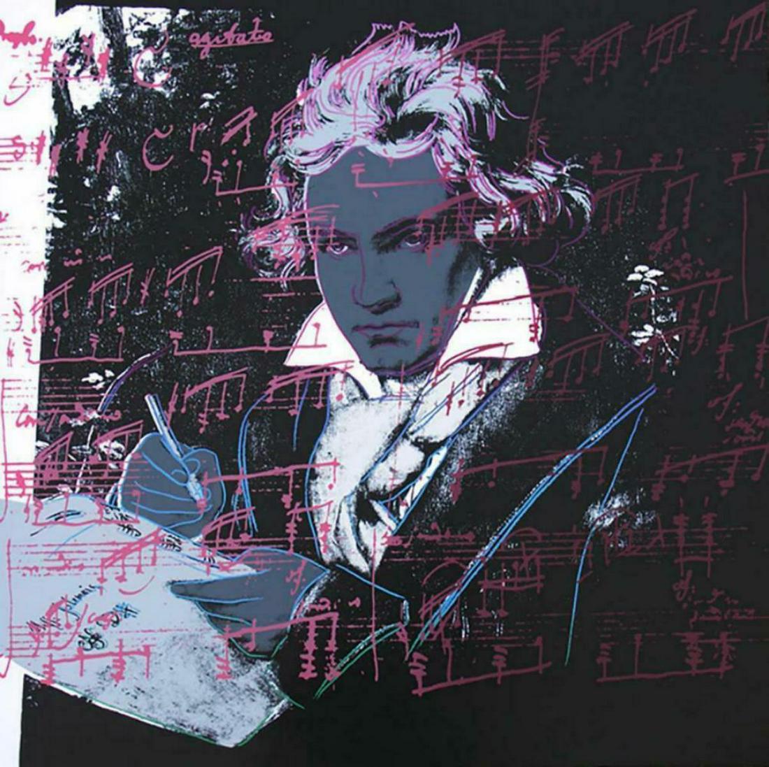 Andy Warhol- Screenprint in colors "Beethoven 391, (1 of 1)