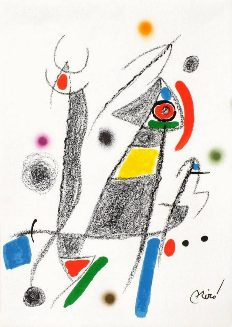 Joan Miro- Lithograph "Maravillas con variaciones (1 of 1)