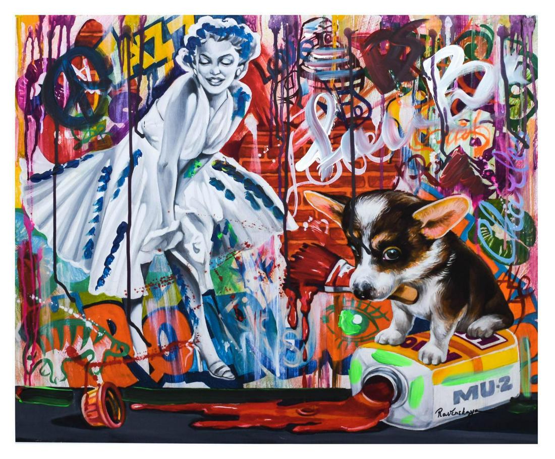 Nastya Rovenskaya- Mixed Media "Joy" (1 of 1)