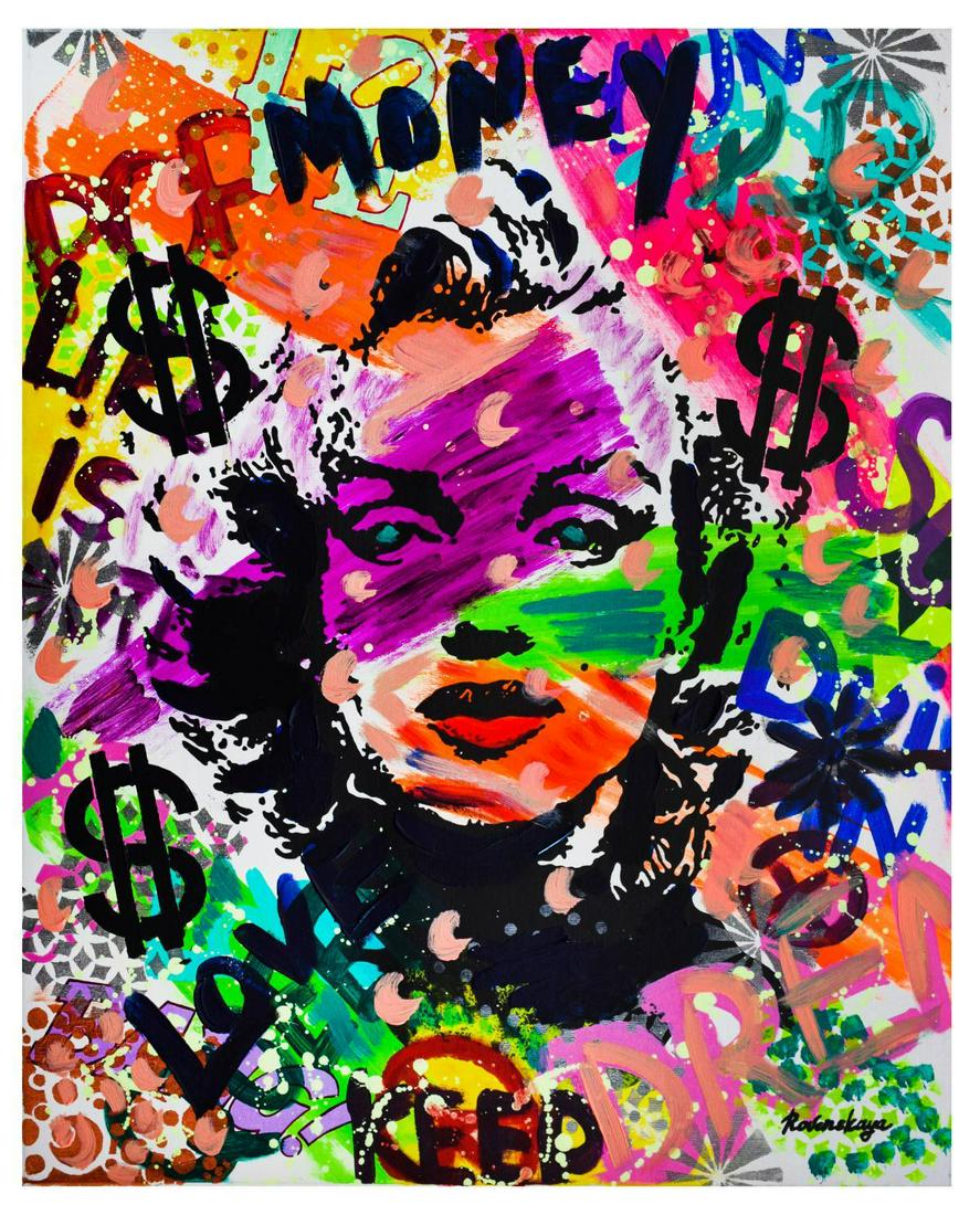 Nastya Rovenskaya- Mixed Media "Model" (1 of 1)