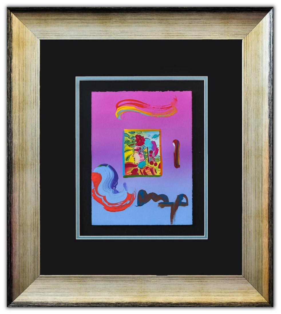 Peter Max- Original Mixed Media "Profile Series 2010 (1 of 2)