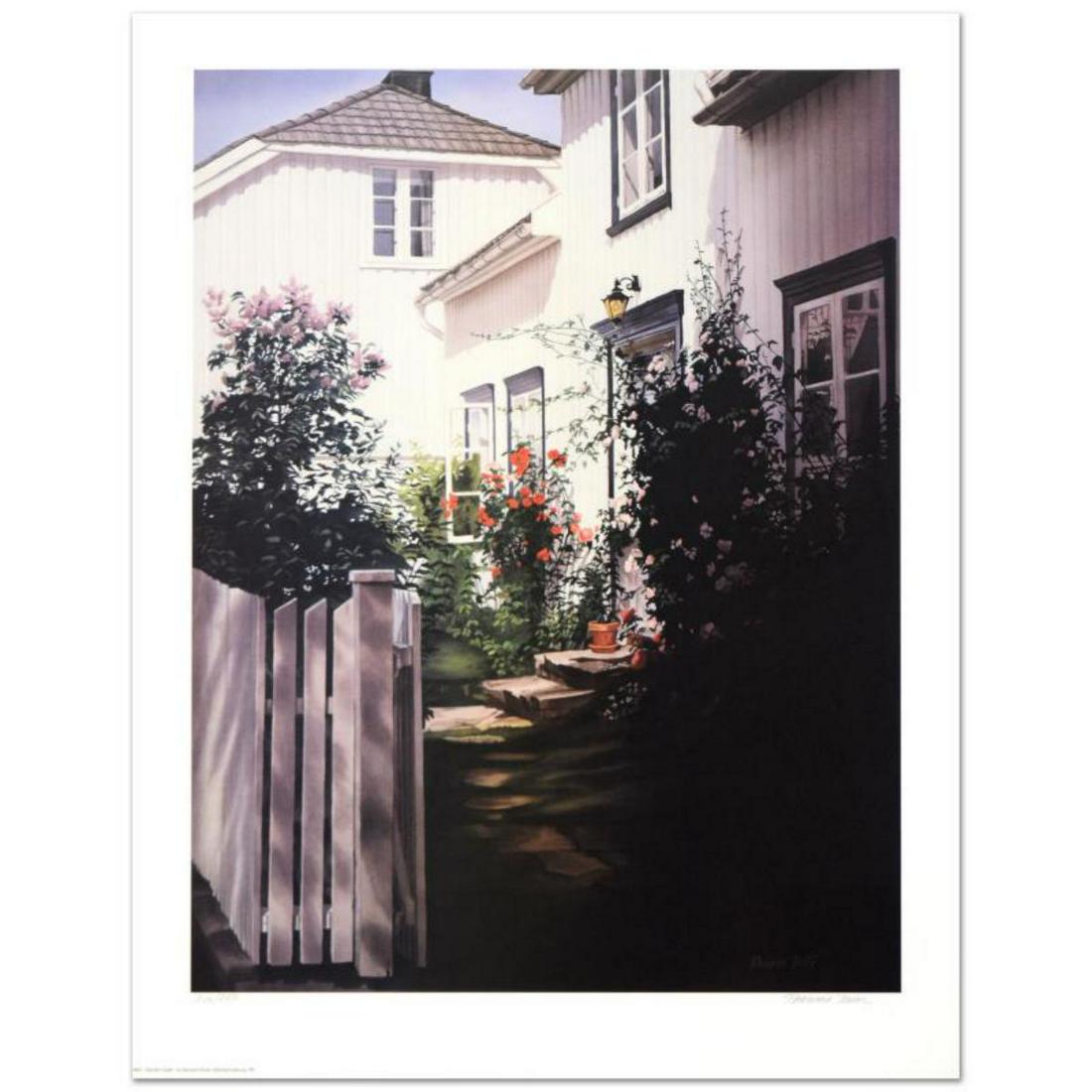 Barbara Buer, "Garden Gate" Limited Edition Lithograph, (1 of 1)