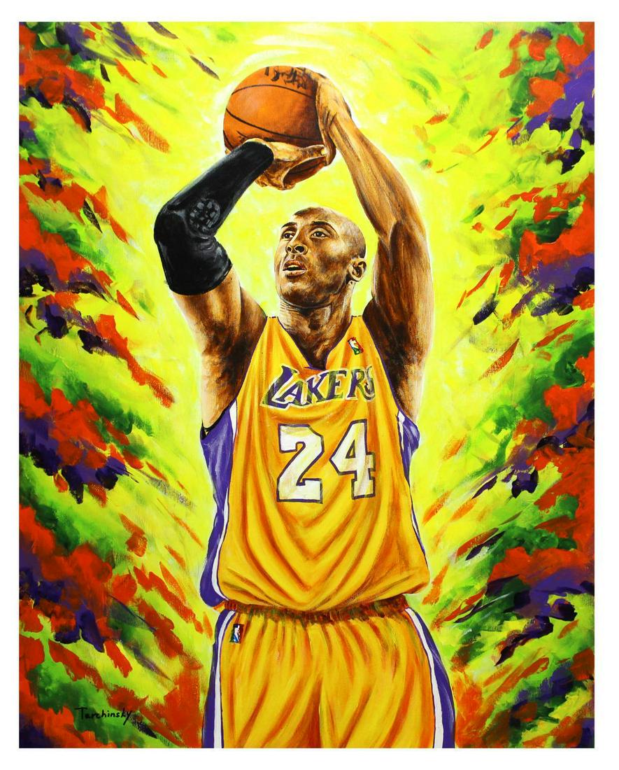 Dimitry Turchinsky- Original Oil on Canvas "Mamba Out" (1 of 2)