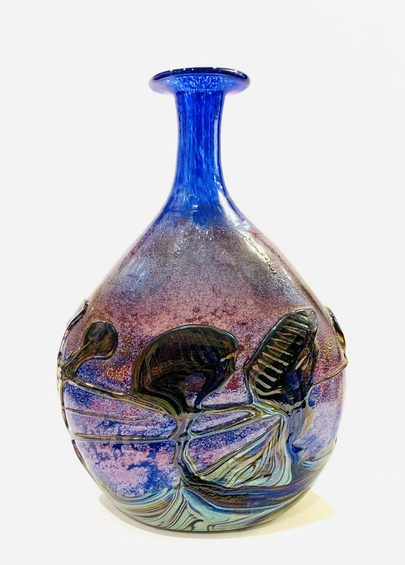 Jean-Claude Novaro Hand Blown One-of-a-kind Glass: Artist: Jean-Claude Novaro. Medium: Hand Blown One-of-a-kind Glass Sculpture. Title: . Signature: Signed. Size: 15x9". Certificate of authenticity: Is included. Reference# 30672.