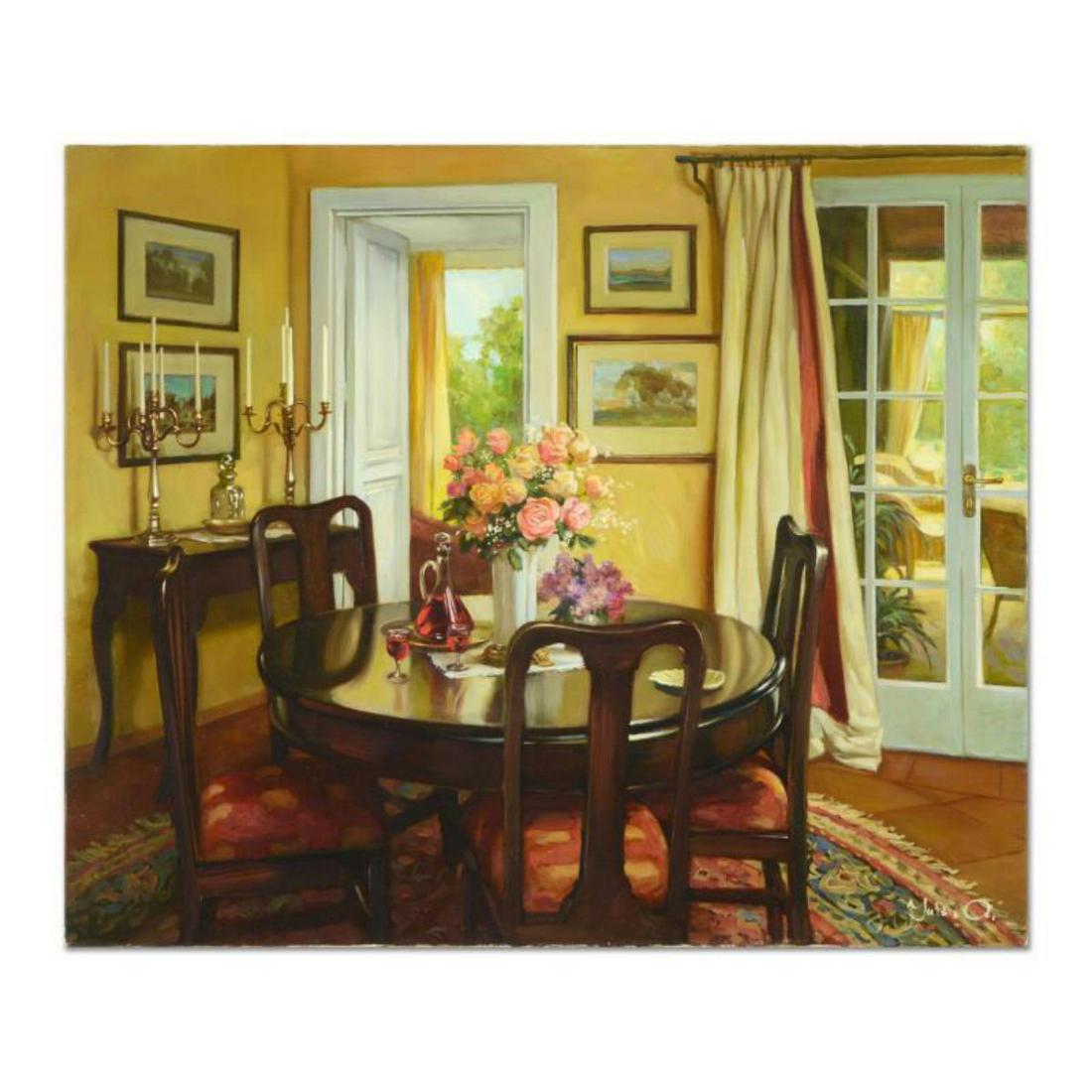 Sasha Yutkin, "Our House" Original Oil Painting on: "Our House" is an original oil painting on stretched canvas by Sasha Yutkin, hand signed by the artist. Includes Letter of Authenticity. Measures approx. 24" x 20" (image). Reference #: 239149