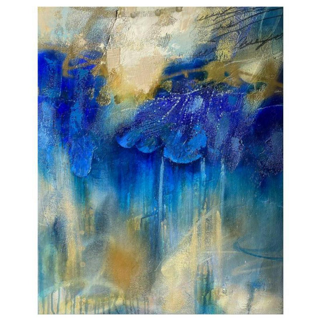 Elli Milan, "Abstract Study II" Hand Signed Original (1 of 1)