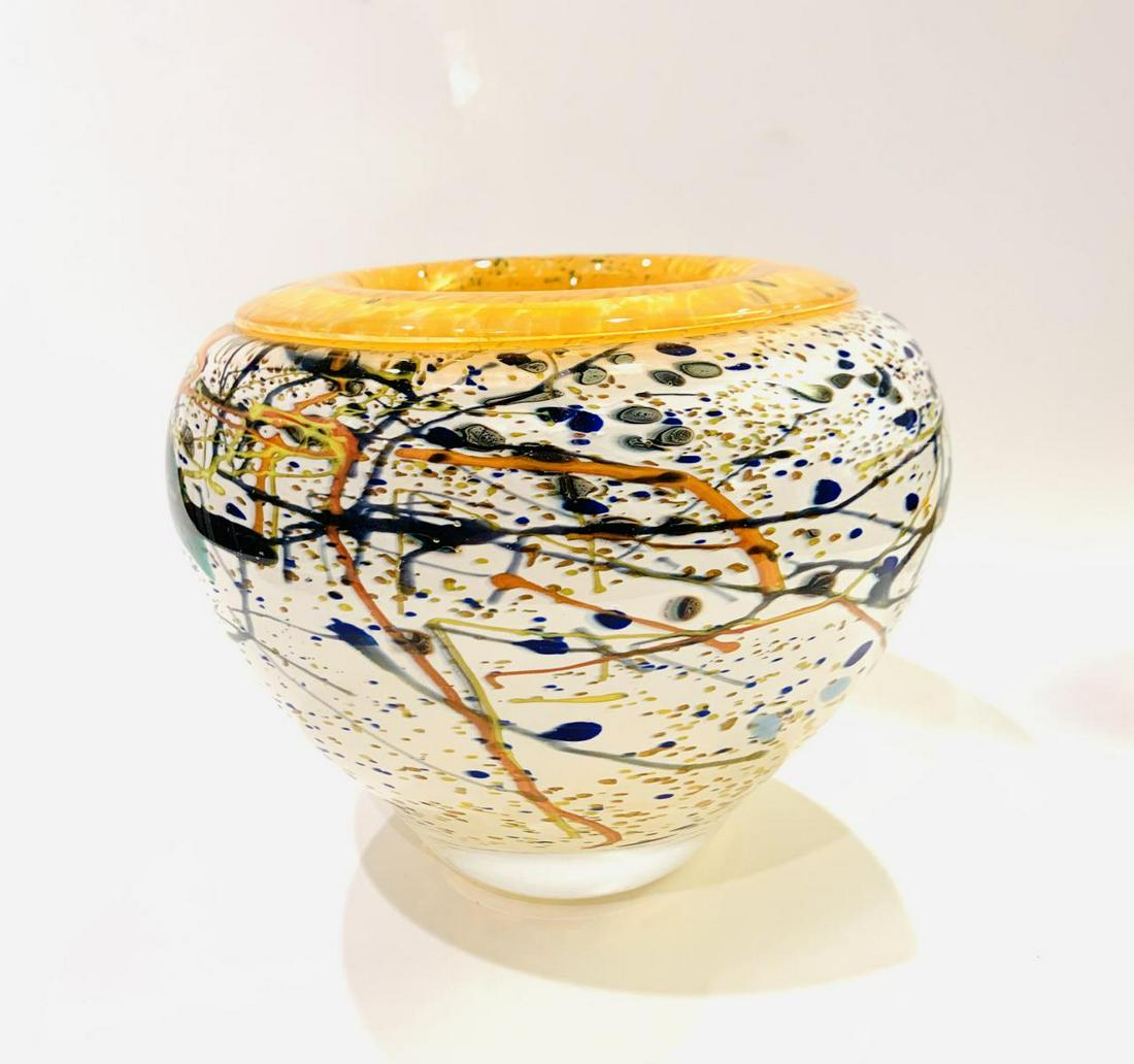 Jean-Claude Novaro Hand Blown One-of-a-kind Glass: Artist: Jean-Claude Novaro. Medium: Hand Blown One-of-a-kind Glass Sculpture. Title: . Signature: Signed. Size: 8x6". Certificate of authenticity: Is included. Reference# 30673.