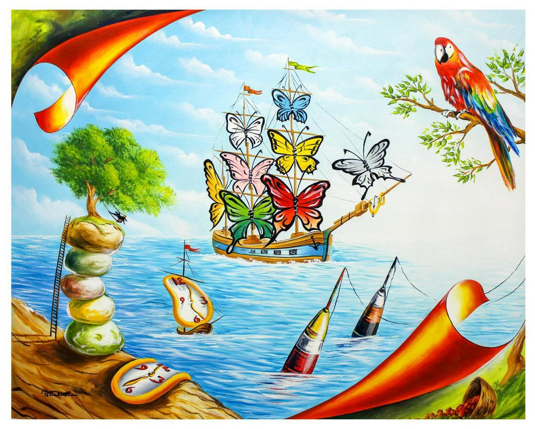 Eugene Poliarush- Original Oil on Canvas "Sunny Day" (1 of 2)