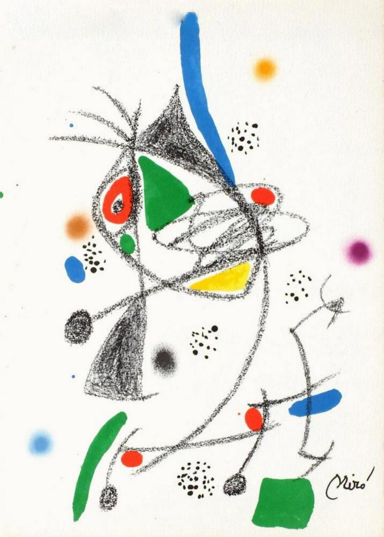 Joan Miro- Lithograph "Maravillas con variaciones (1 of 1)