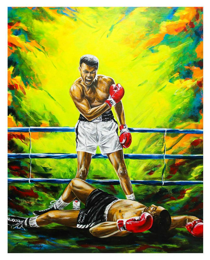 Dimitry Turchinsky- Original Oil on Canvas "Ali is (1 of 2)