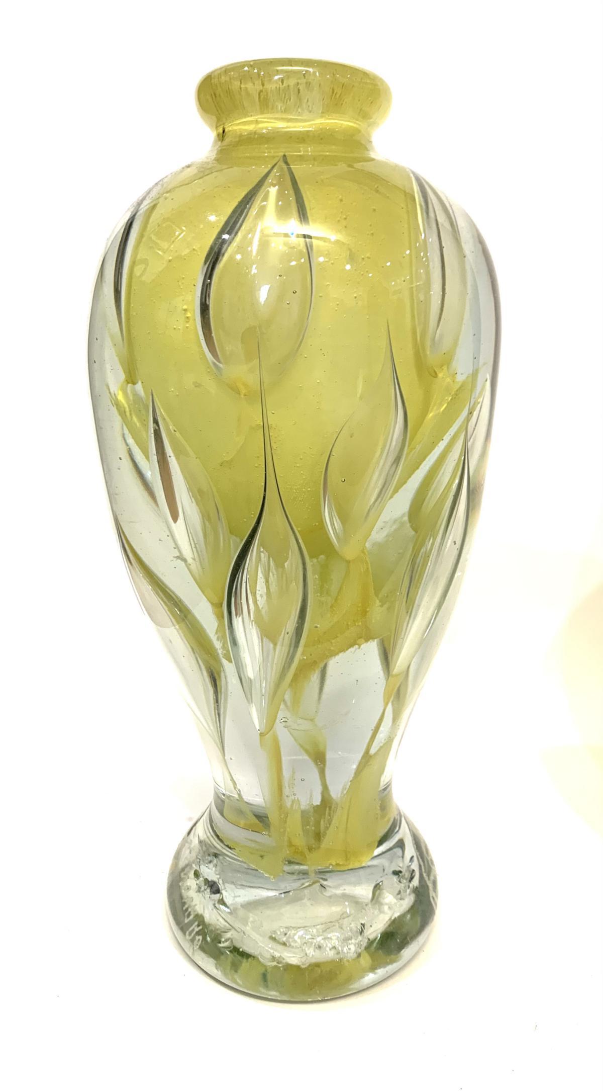 Jean-Claude Novaro Hand blown one of a kind glass (1 of 2)