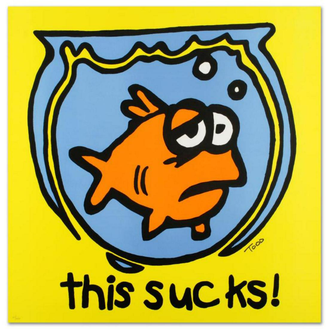 "This Sucks!" Limited Edition Lithograph by Todd (1 of 2)