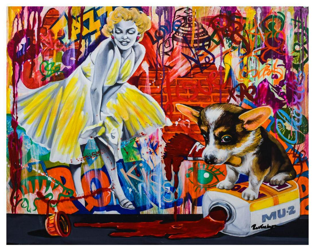 Nastya Rovenskaya- Mixed Media "Joy" (1 of 1)