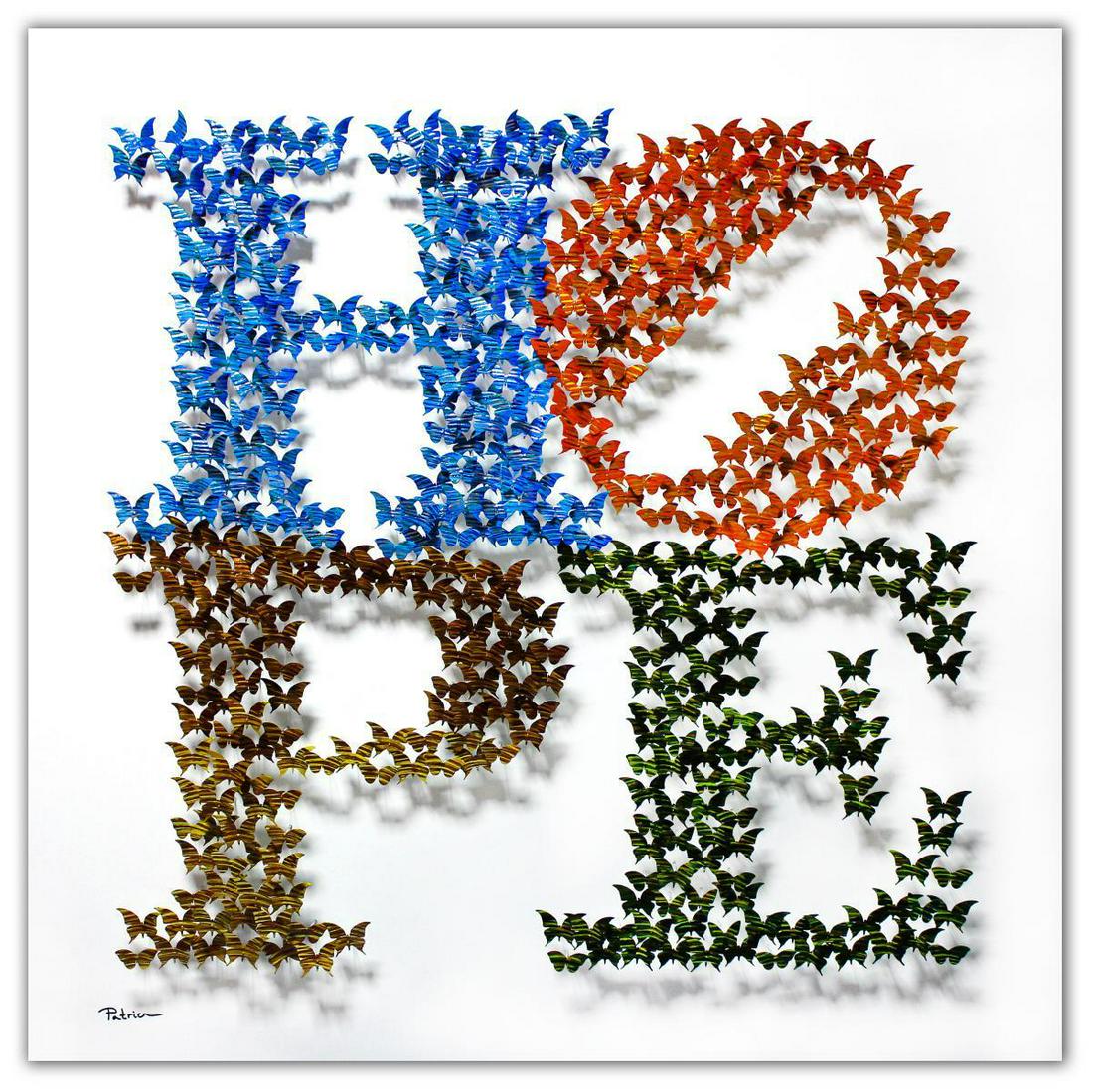 Patricia Govezensky- Original 3D Metal Art on Wood (1 of 5)