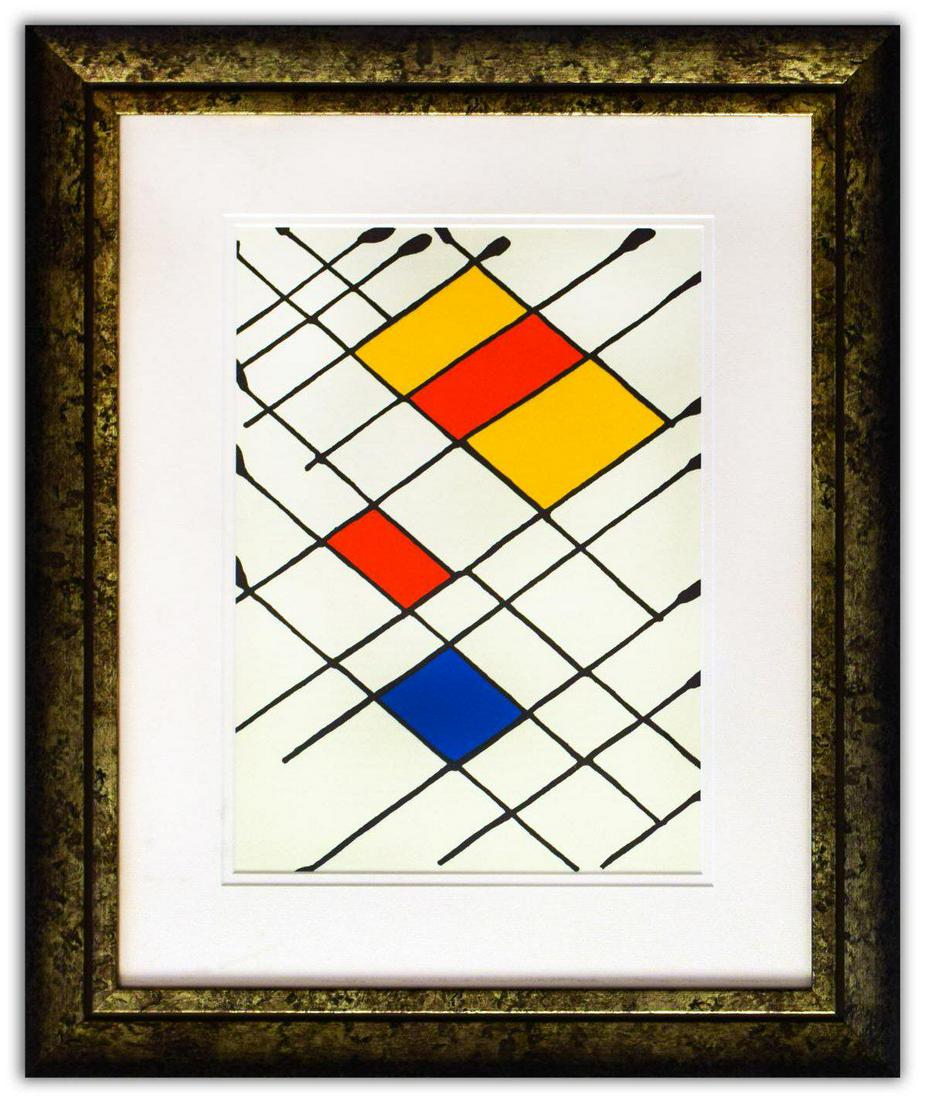 Alexander Calder- Lithograph "DLM156 - Damier" (1 of 2)