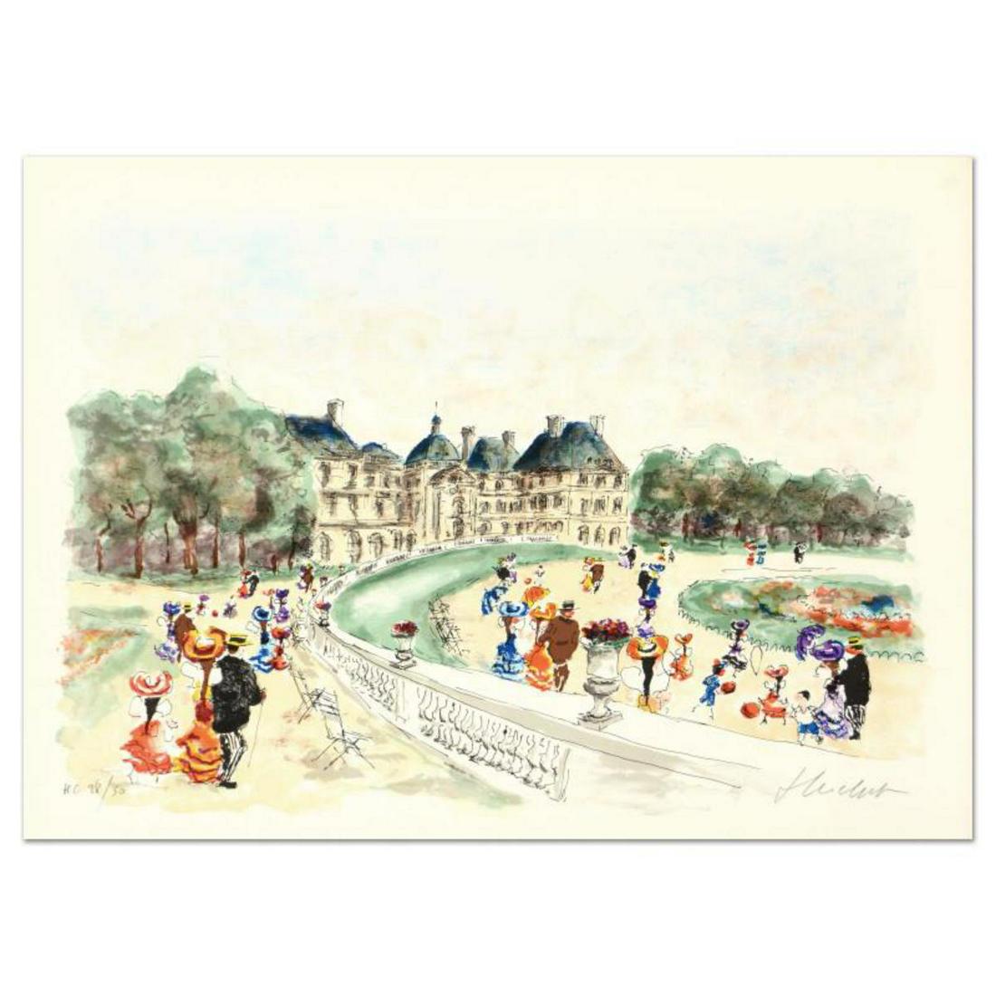 Urbain Huchet, "Bridge II" Limited Edition Lithograph, (1 of 1)