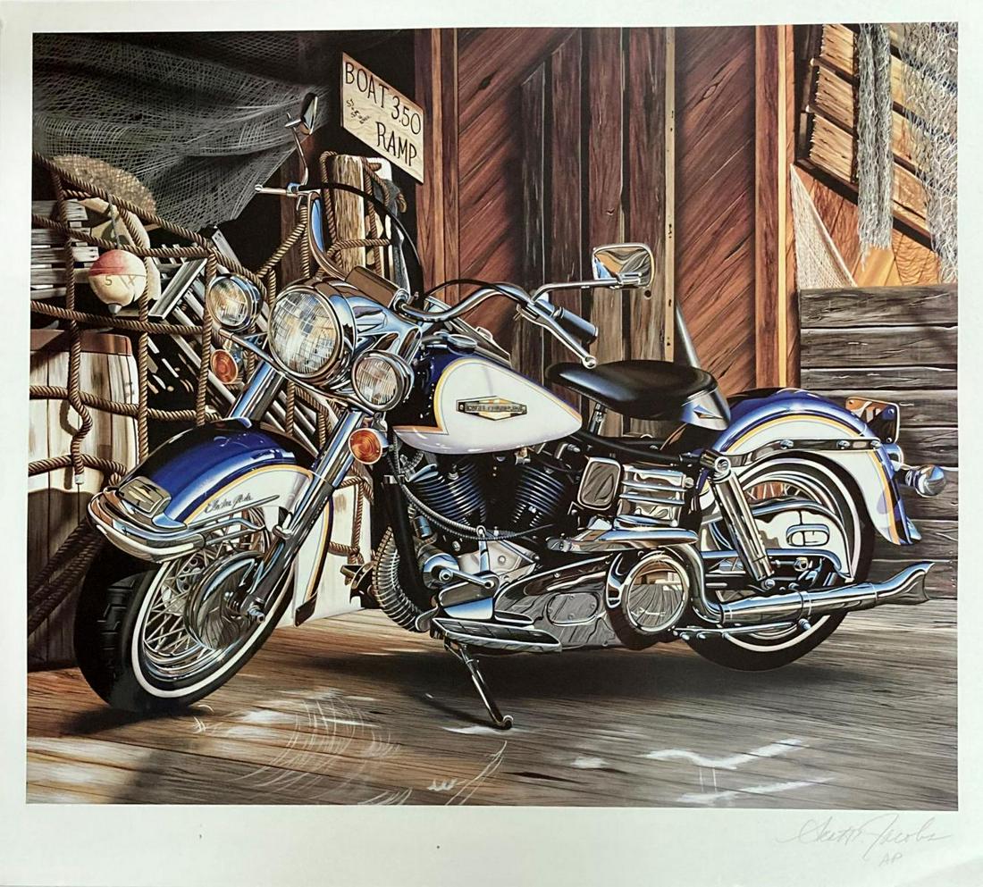 Scott Jacobs- Serigraph on Paper "Catch of the Day" (1 of 1)