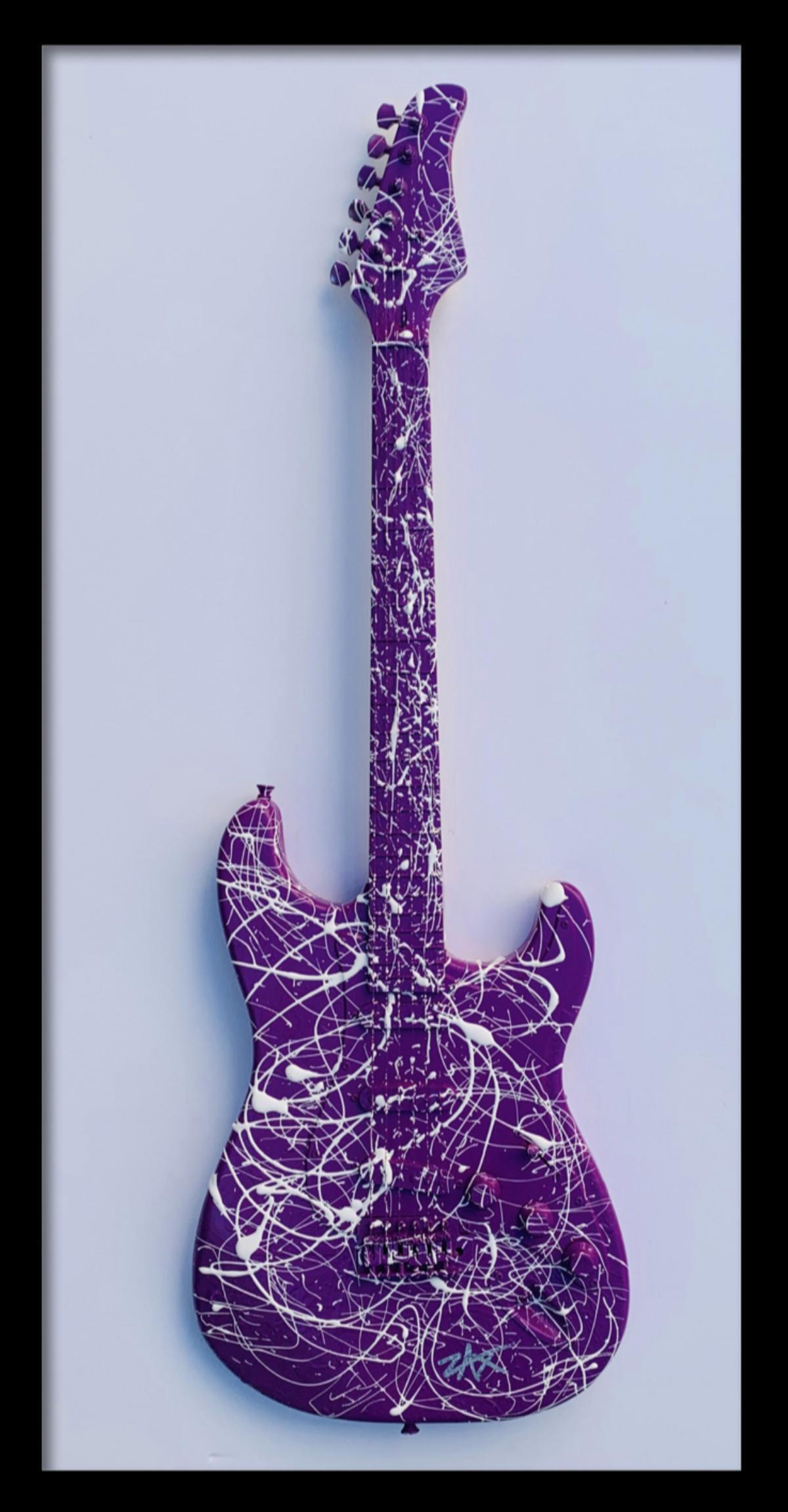 E.M. Zax- One-of-a-Kind hand painted Guitar "Guitar" (1 of 3)