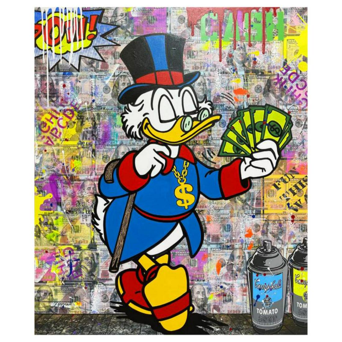 Jozza, "Cash Only" Hand Signed Original Mixed Media on (1 of 1)