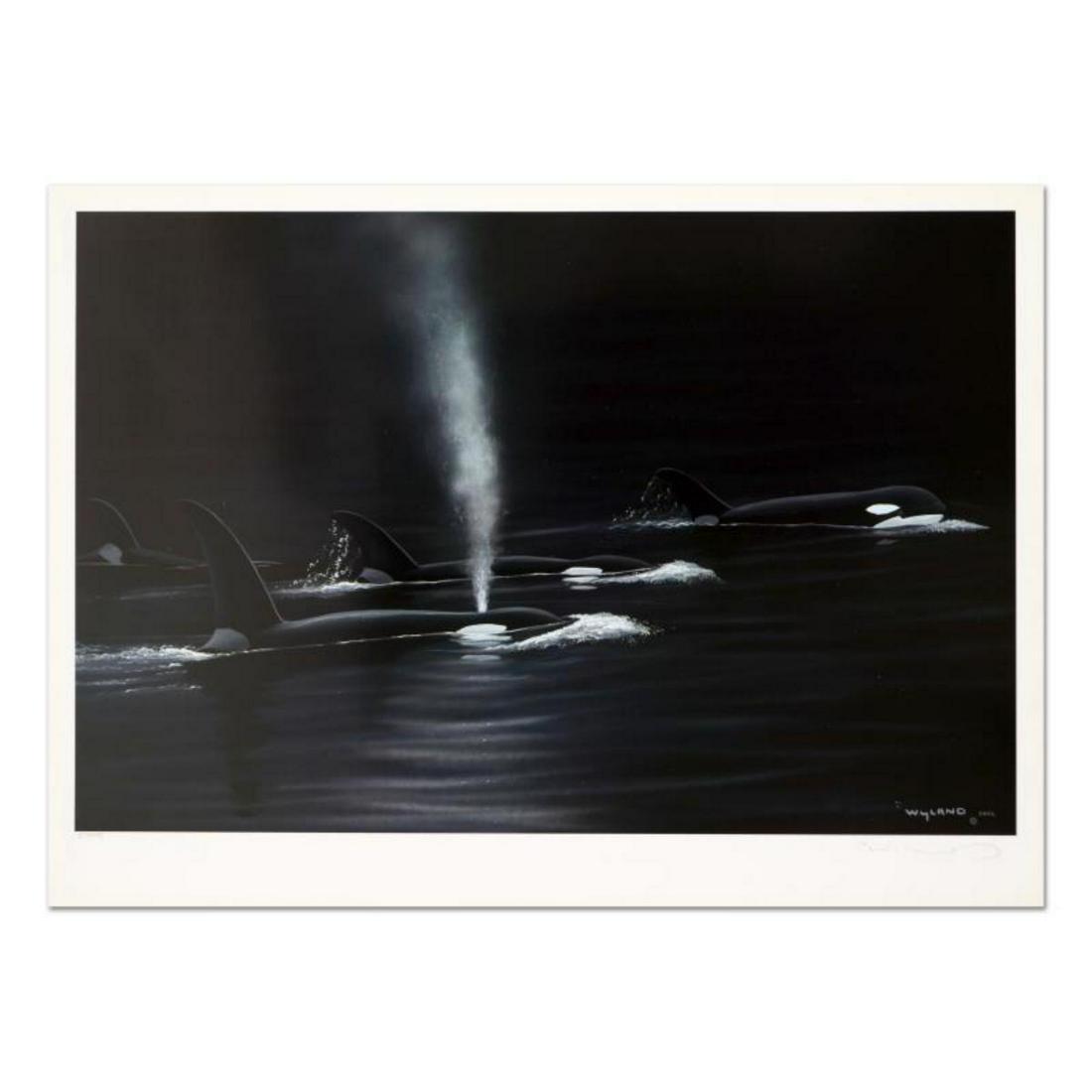 Wyland, "Ancient Orca Seas" Limited Edition Lithograph, (1 of 2)