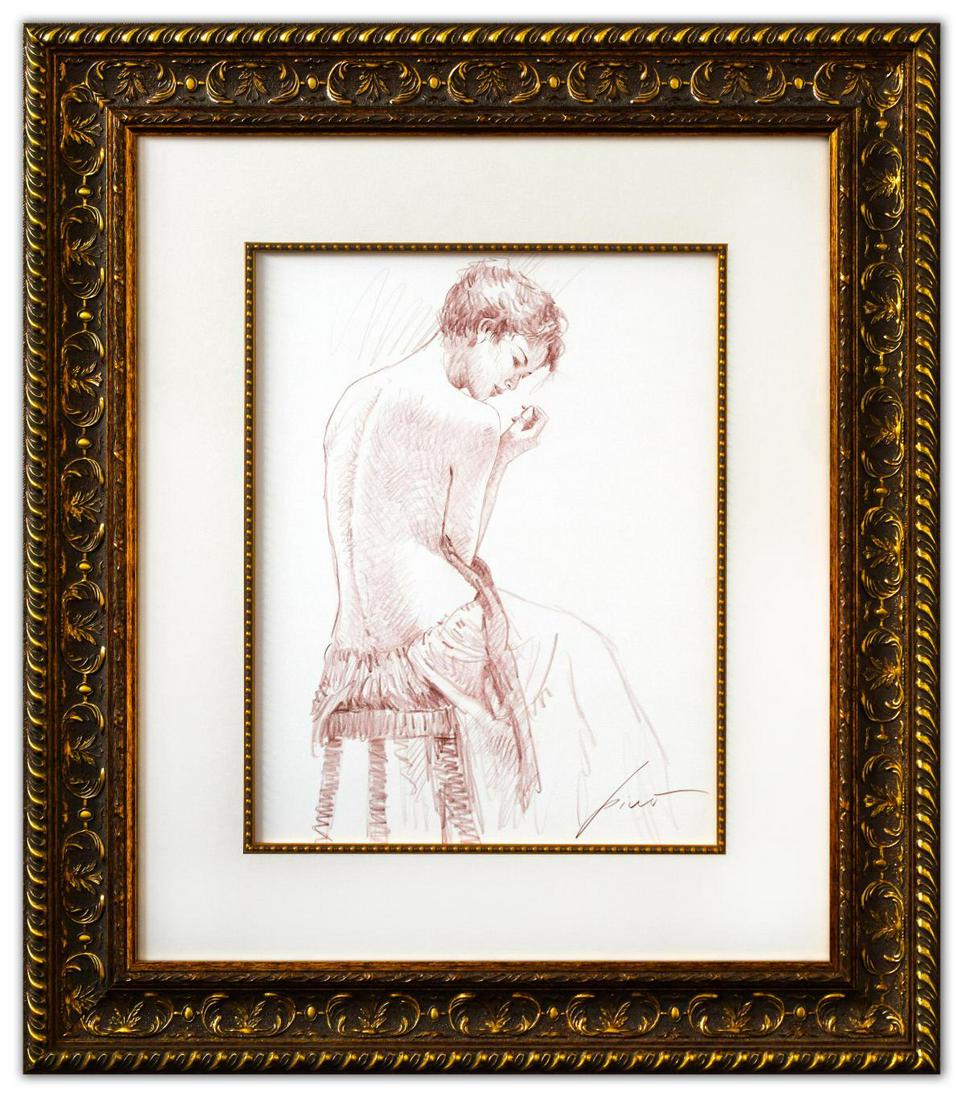 Pino (1939-2010)- Original Drawing on Paper "Untitled" (1 of 3)