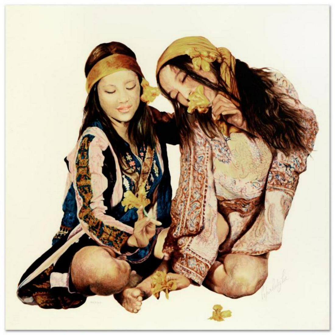 Popo & Ruby Lee, "Sisters" Limited Edition Serigraph, (1 of 1)