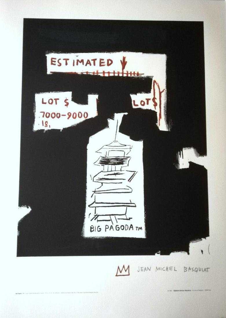 Jean-Michel Basquiat Original  lithograph on paper (1 of 1)